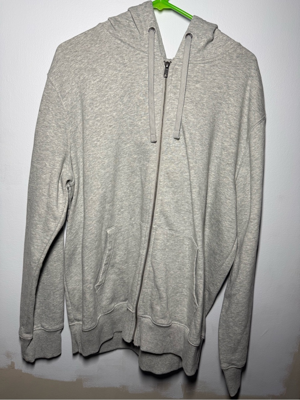 Goodfellow & Co Light Gray Zip-Up Hoodie Sweater